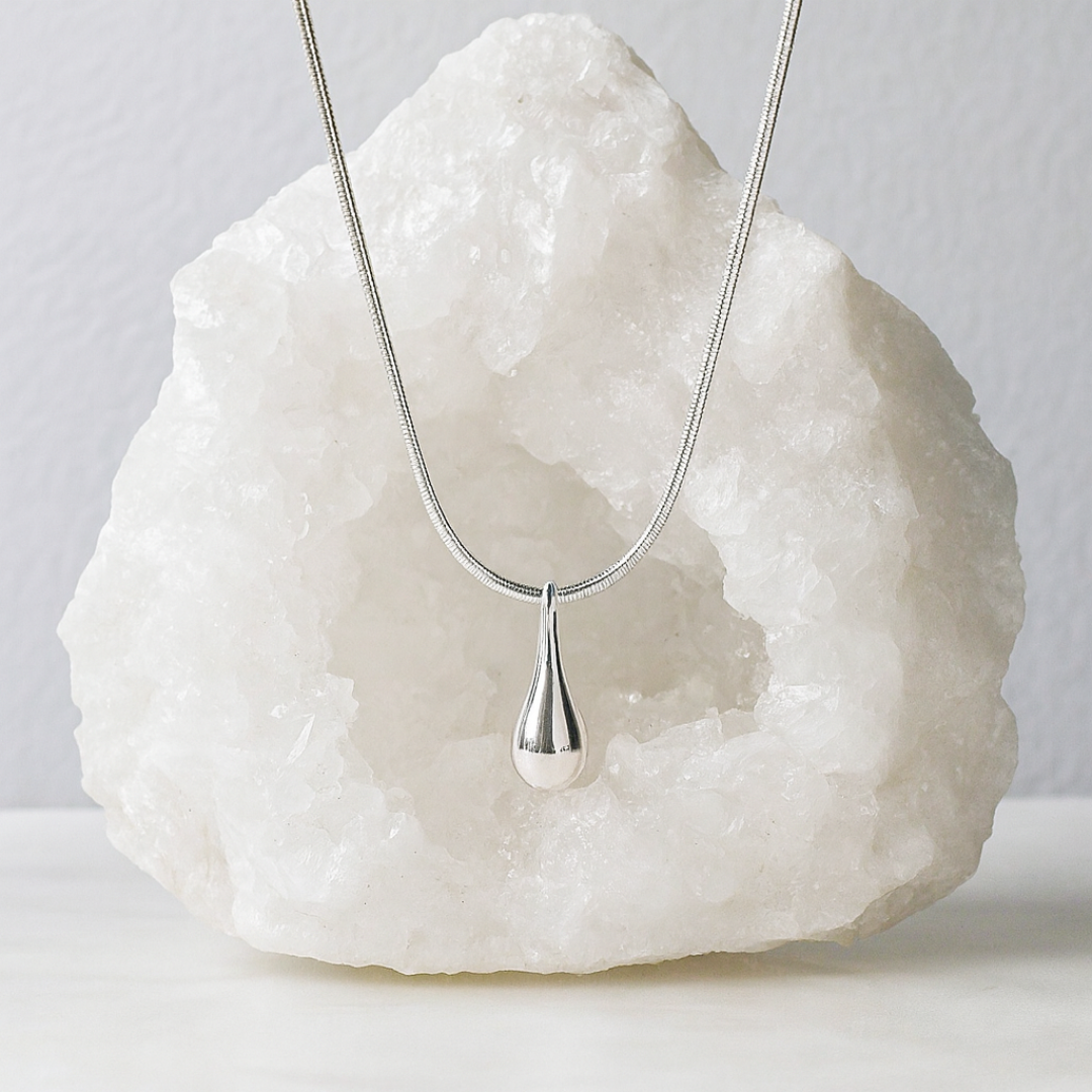 Pure Drop — Silver Pendant Necklace