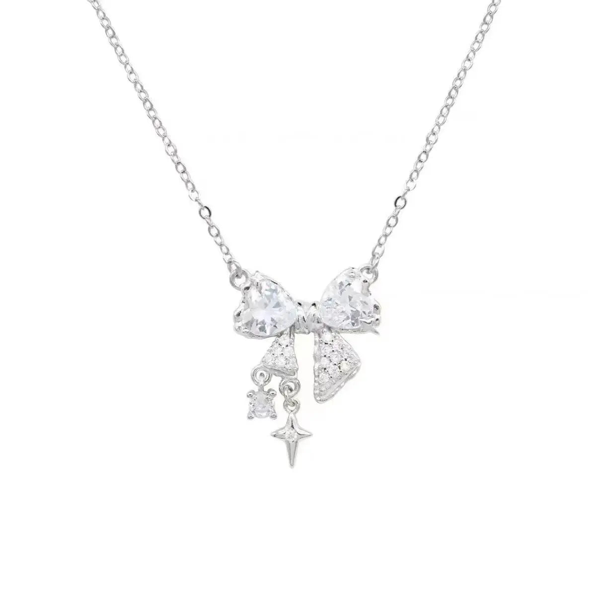 Celestial Bow — Crystal Pendant Necklace