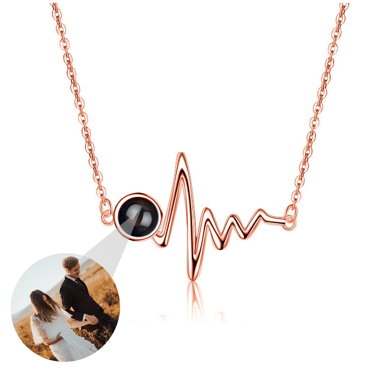 Heartbeat Keepsake — Photo Projection Necklace