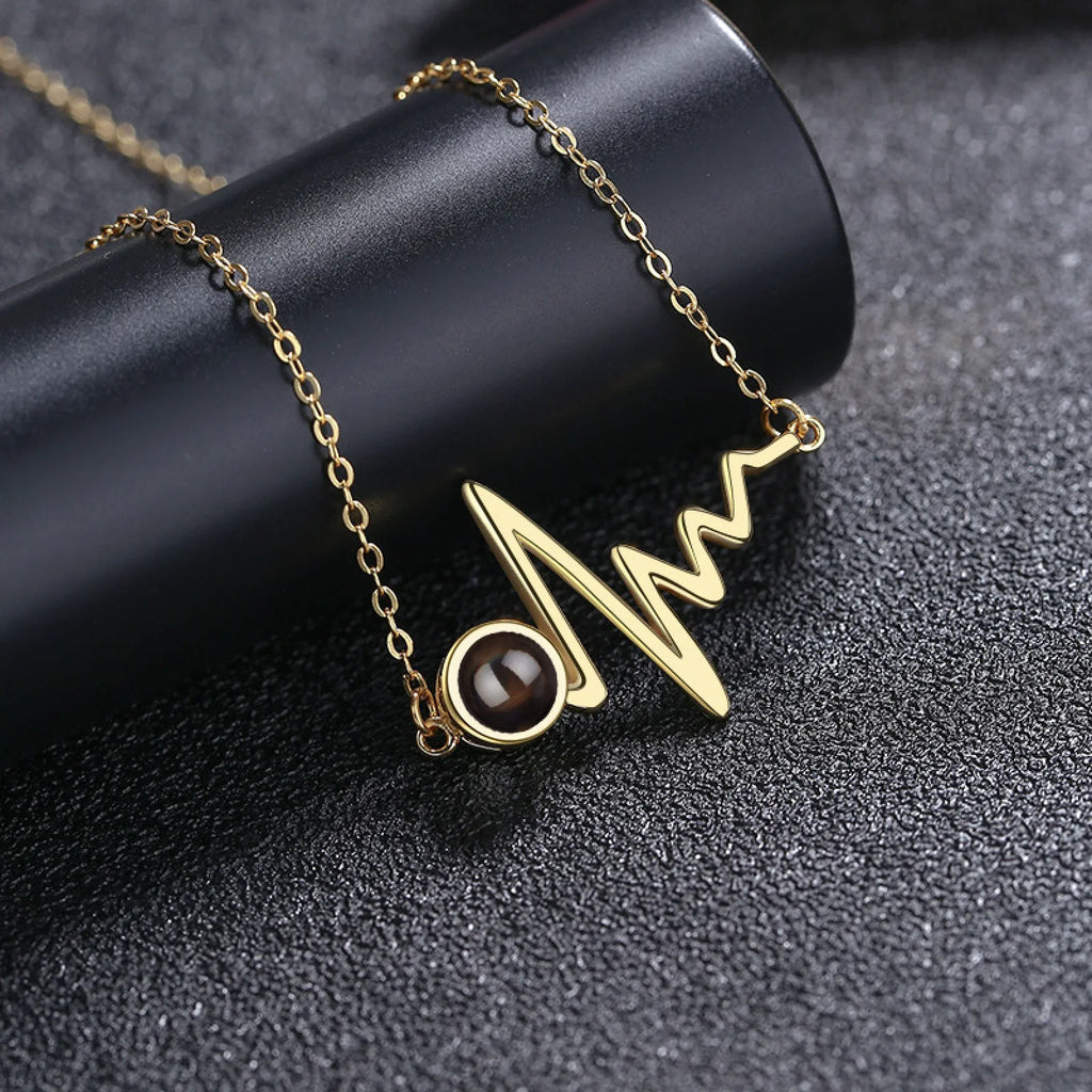 Heartbeat Keepsake — Photo Projection Necklace