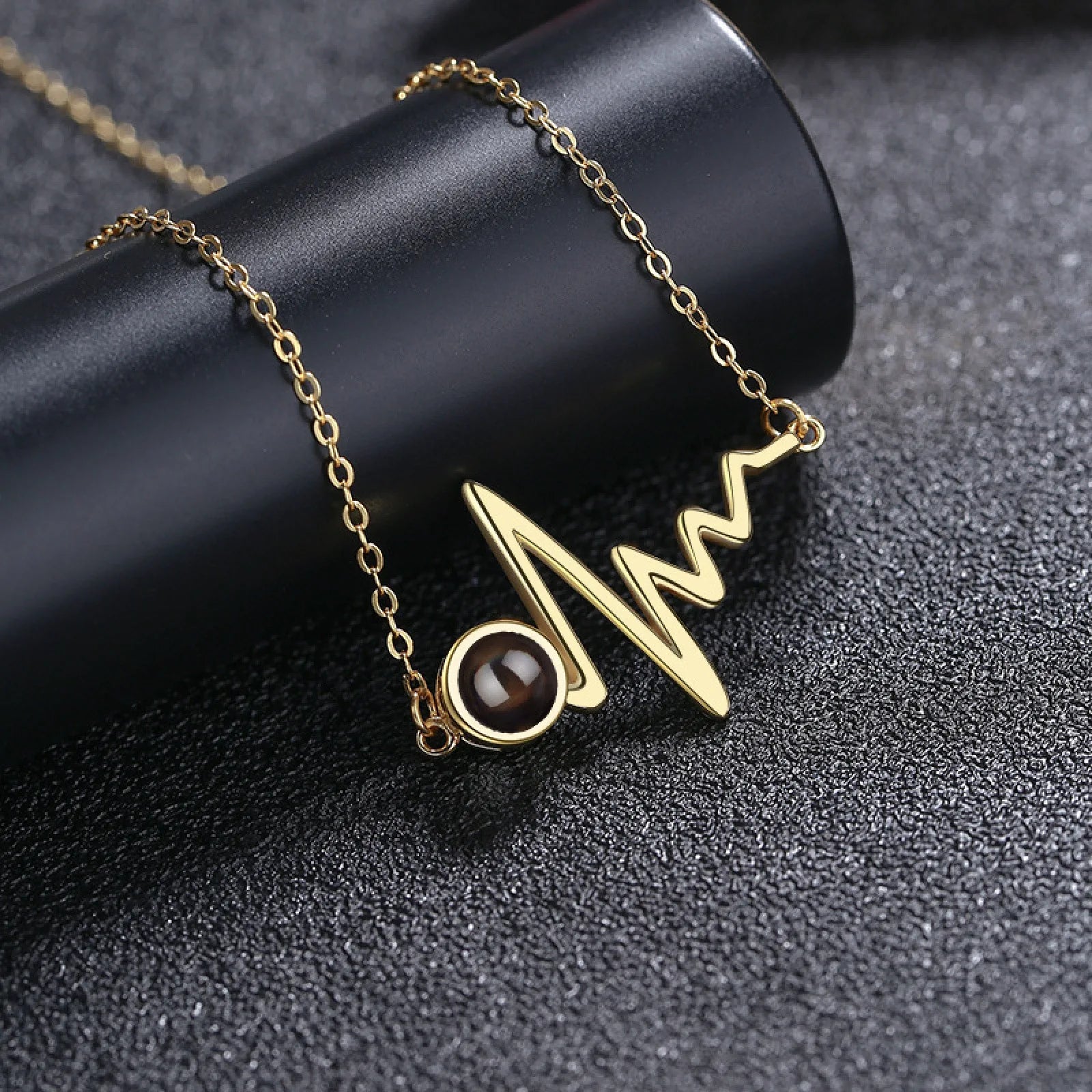 Heartbeat Keepsake — Photo Projection Necklace