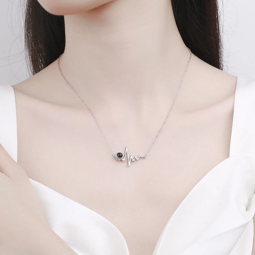 Heartbeat Keepsake — Photo Projection Necklace