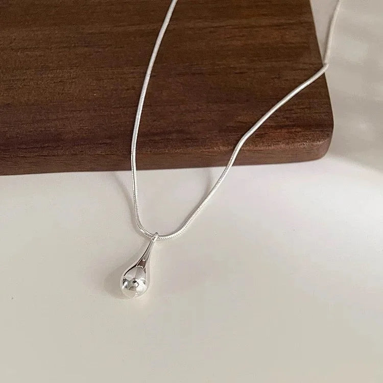 Pure Drop — Silver Pendant Necklace