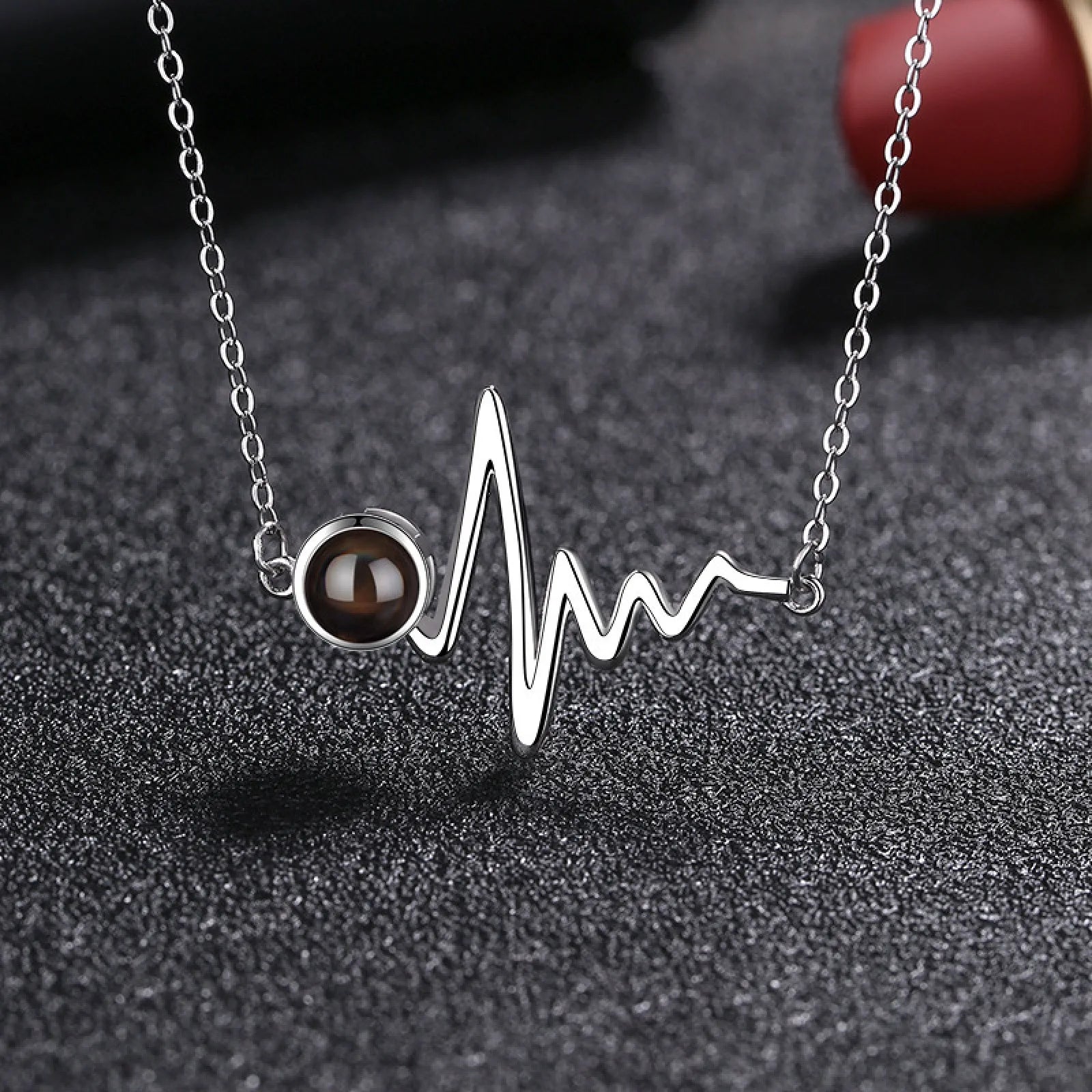 Heartbeat Keepsake — Photo Projection Necklace
