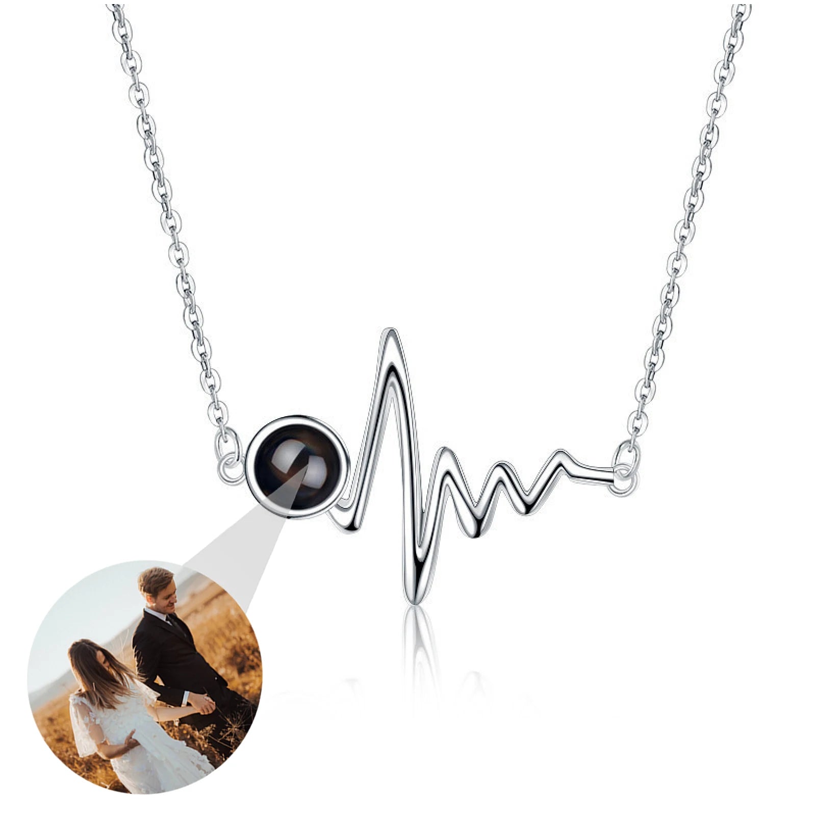 Heartbeat Keepsake — Photo Projection Necklace