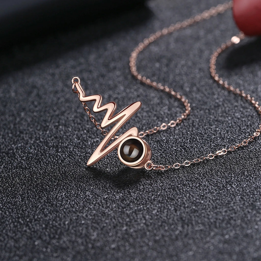 Heartbeat Keepsake — Photo Projection Necklace